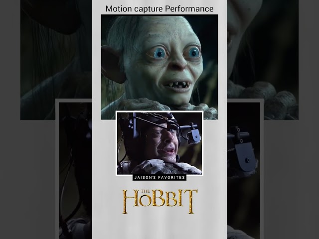 Gollum performance Capture and rendering #shorts #thehobbit #andyserkis #vfxshort #gollum