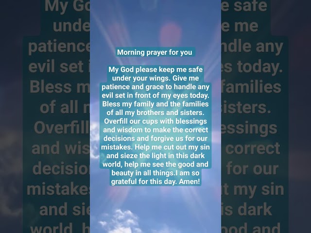 God pls keep me safe under your wings. overfill our cups with blessings and wisdom#morningprayer#god