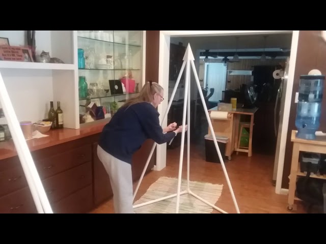 Demonstrating the Energy Field of the Newly Redesigned Russian PVC Pyramid