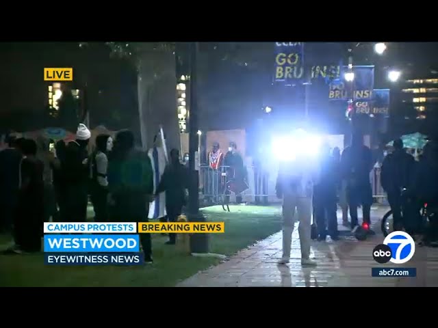 Clashes break out amid protests at UCLA