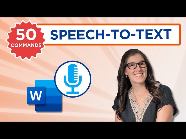 How to use Dictate in Microsoft Word - 50 Commands to Transcribe Audio to Text for Accessibility