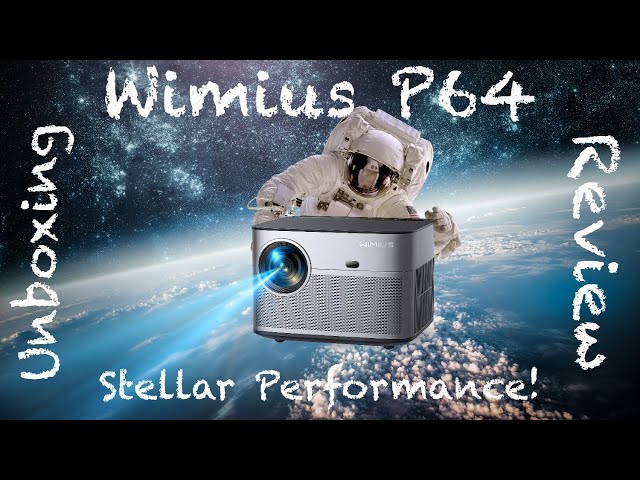 Wimius P64 projector unboxing and review.