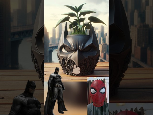 Superheroes but flower pot💥 Marvel & DC-All Characters #marvel #avengers#shorts