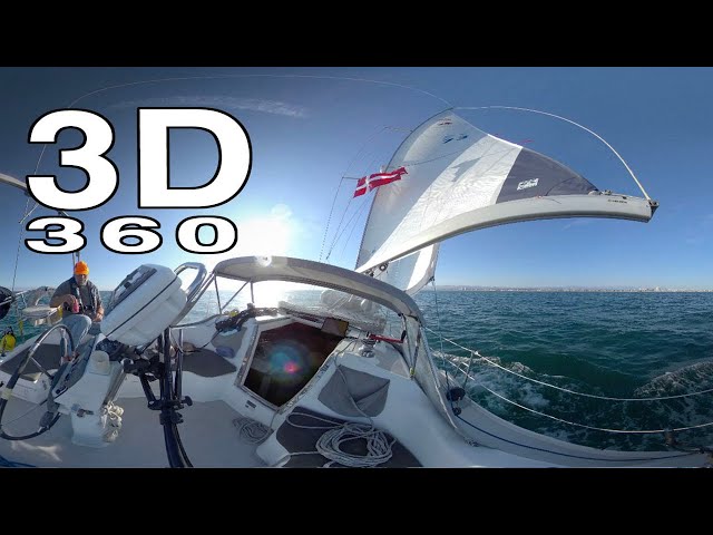 360 3D on gimbal sailing 8K YouTube injected