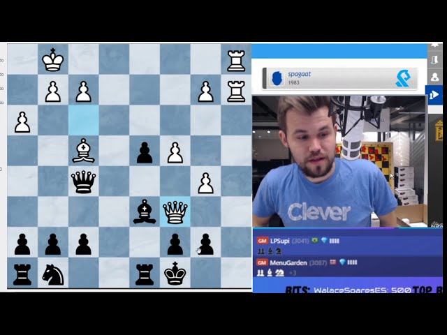 Incredible Queen sacrifice that left Magnus Carlsen speechless