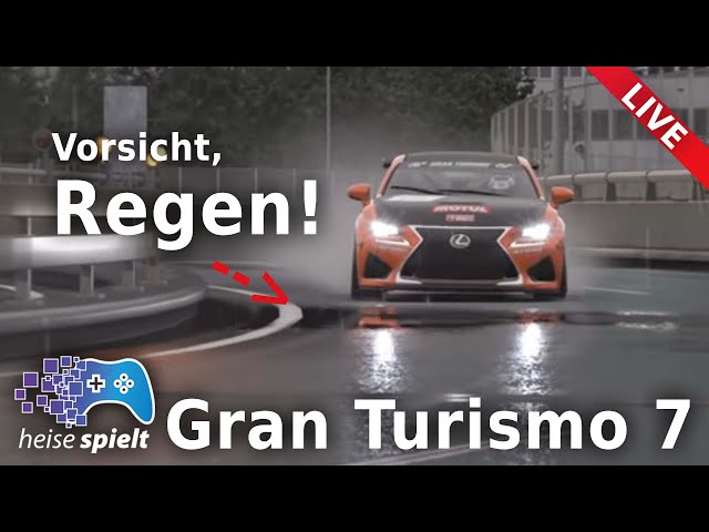 heise spielt "Gran Turismo 7": Vorsicht, Regen!