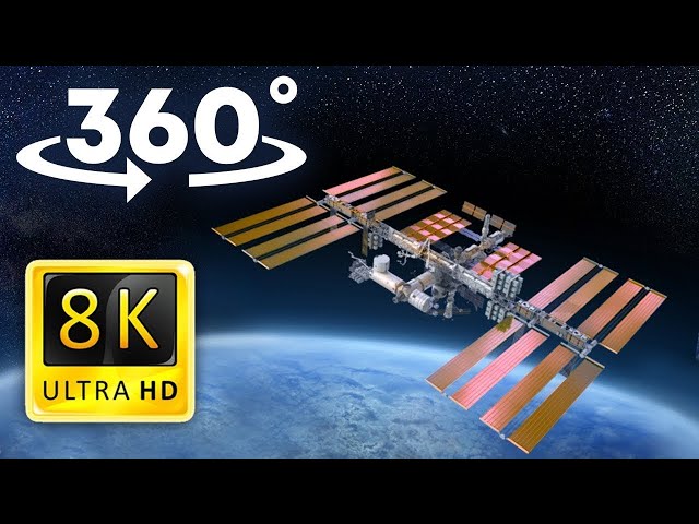 VR 360 video - ( ISS ) International Space Station Tour | Astronaut Spacewalk Experience