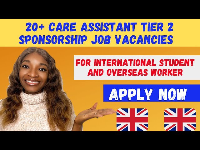 Care Assistant Sponsorship Jobs in the UK | For both International students and overseas carers.