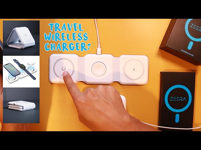 Travel Wireless Charger for iPhone , Apple Watch & AirPod