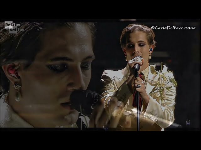 #Maneskin - #Coraline - live #Sanremo2022 - Omaggio al #rock italiano