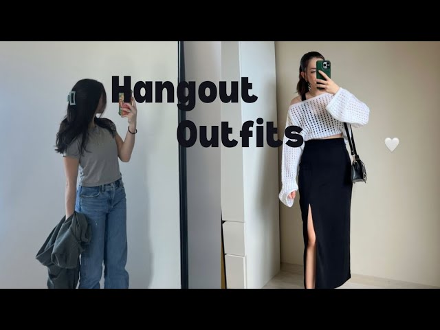 Hangout outfit for girls #aesthetic #fypシ゚viral