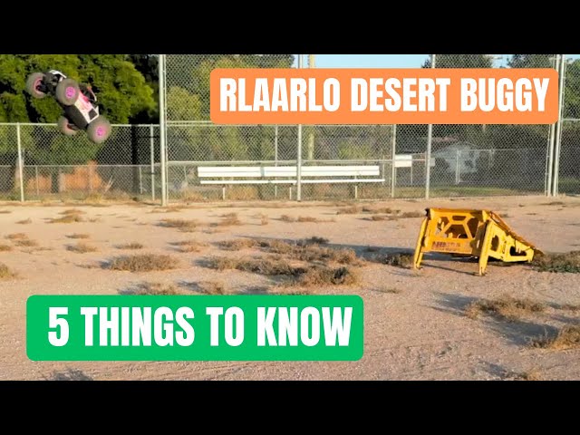 Rlaarlo 1/12 Desert Truck 3s brushless test and review - AMD-12 top speed and jump test