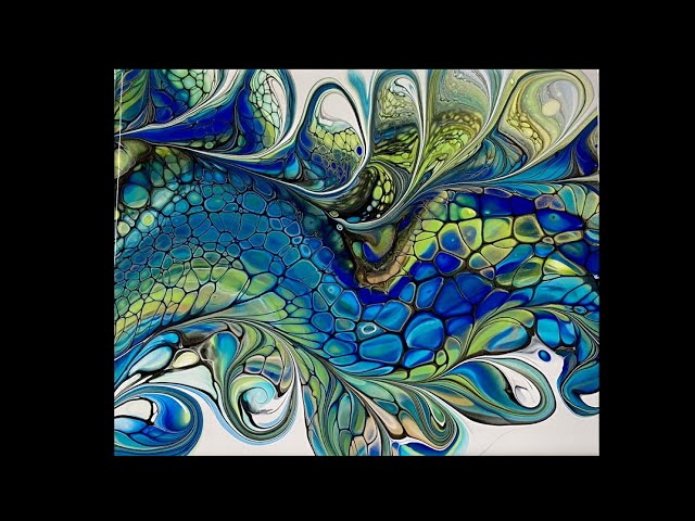 (1019) Swipe and Swirl Technique ~ Awesome ~ Paint Pouring