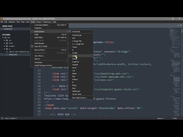 Sublime Text How to open in browser, run HTML, CSS and JavaScript codes in sublime text