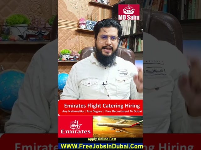 Emirates Flight Catering Group Jobs In Dubai #dubaijobs