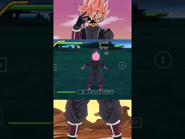 Black Goku vs Trunks ssj #game #dbzgamer #viral #youtubeshorts #blackgoku #trunks