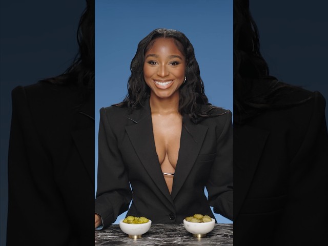 #Normani knows an expensive pickle crunch when she hears one. #ExpensiveTasteTest
