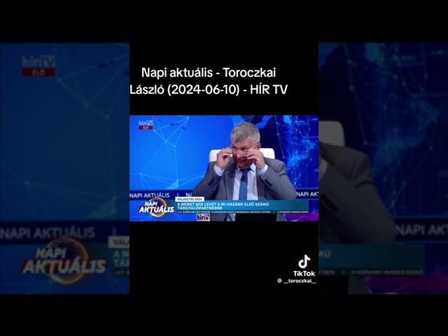 Mi Hazánk elnöke a választás után a Hír tv műsorában 2024.06.10.