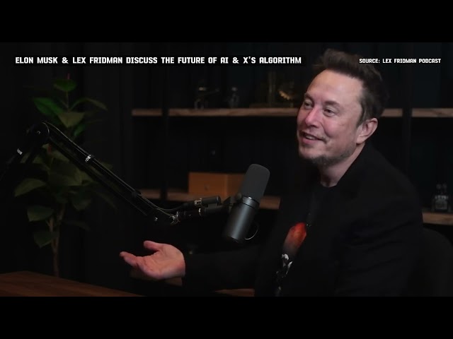 Elon Musk & Lex Fridman Discuss the Future of AI & X's Algorithm 🤖