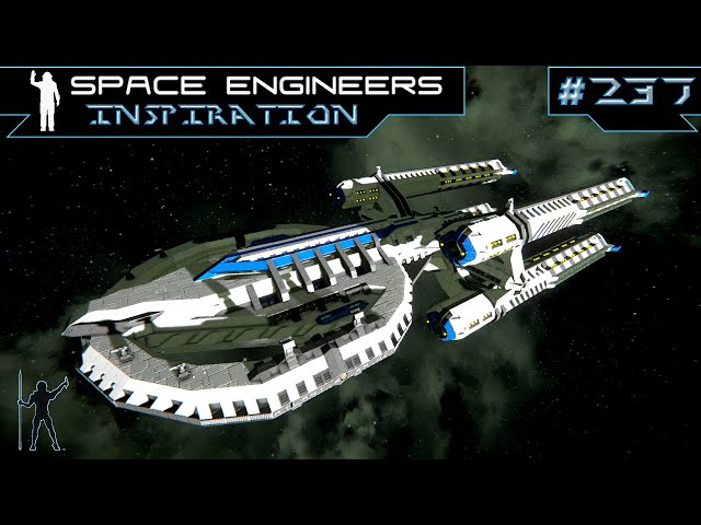 Space Engineers Inspiration - E237: Cepheus X-800 Demeter, F.M.I. Badger Destroyer, & OID - Atlantis