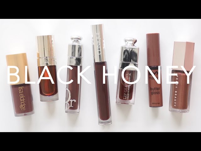 Clinique Black Honey Gloss | Dark Lip Gloss Shade Comparison and Swatches | AD