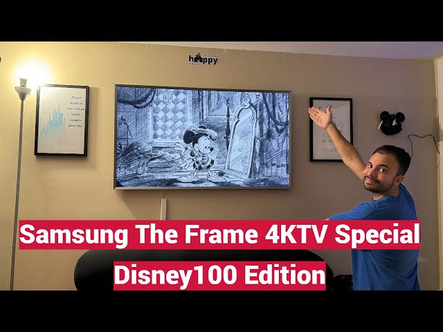 Samsung The Frame 4KTV Special Disney100 Edition Unboxing, Overview, and Review - Worth The Cost?