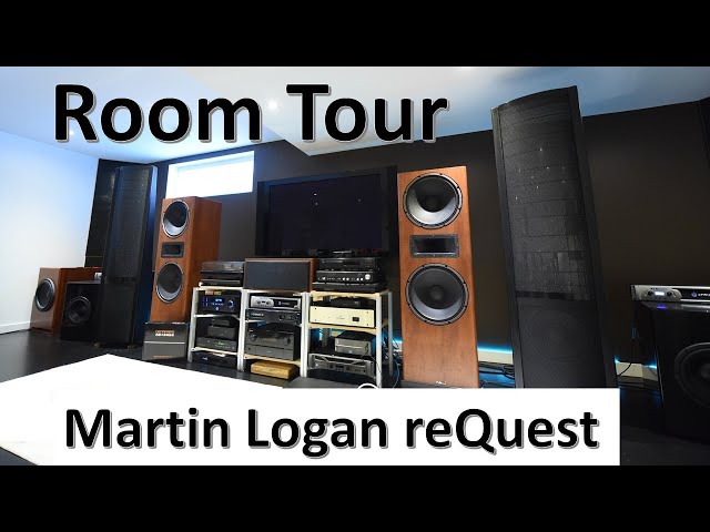 Strength of electrostatic speakers, HI-FI Room Tour, Martin Logan reQuest with DIY subs