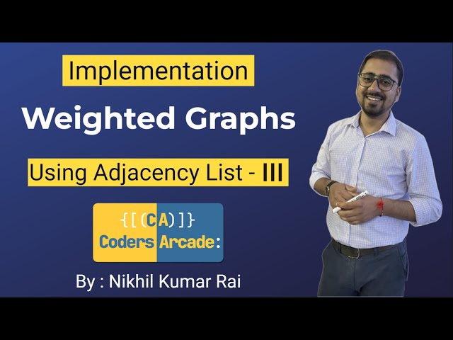 Implementation of Graphs using Adjacency List (Map & List) - 3 || Data Structures & Algorithms