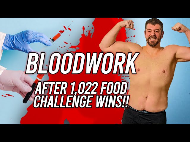 My 2021 Blood Test Results After 1,022 Food Challenge Wins!!
