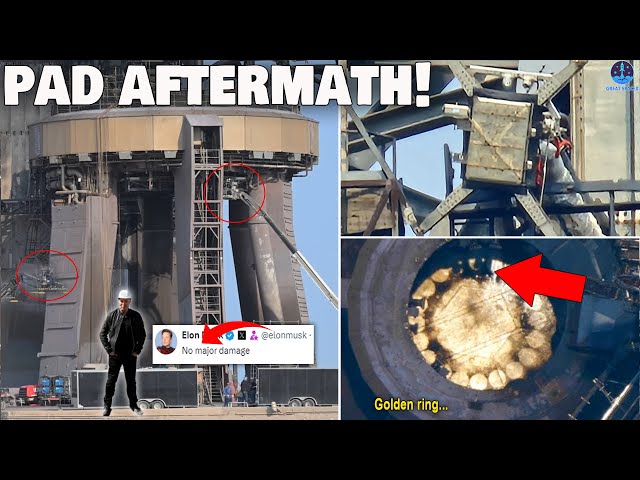 Elon Musk's HUGE UPDATE on Water-cooled Steel Plate BURNED & Launchpad after Flight 4...
