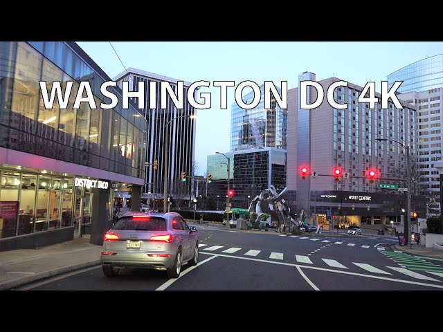 Washington DC 4K - Sunset Drive