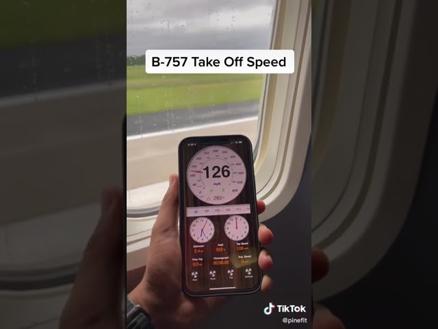 Airplane Takeoff Speed in MPH