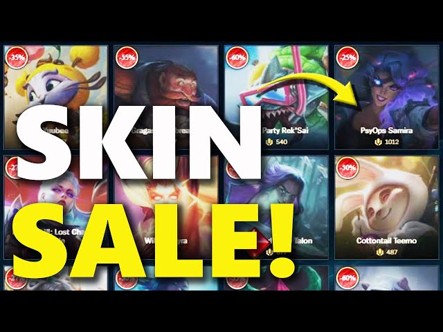 WEEKLY SKIN SALE! Cheap Discount Skins & Champions on Sale | League of Legends Shop Reset 2022 | LoL