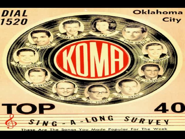 KOMA Radio Broadcast Oklahoma January  5, 1964