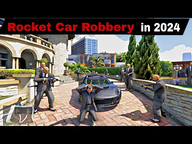 Rocket car robbery & with friend house