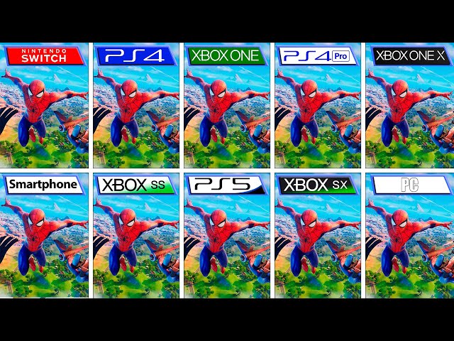 FORTNITE Chapter 3 | Playstation - Xbox - Switch - PC - Smartphone | All Versions Comparison
