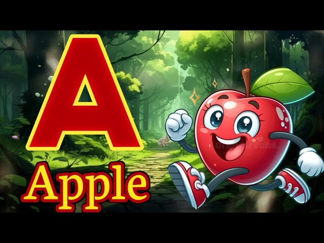 A for Apple | ABC Phonics Song | ABC Song | ABCD | English Alphabet Song | A for Apple B for Ball