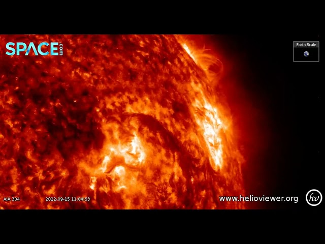 Sun Blasts Strong From NASA Spacecraft
