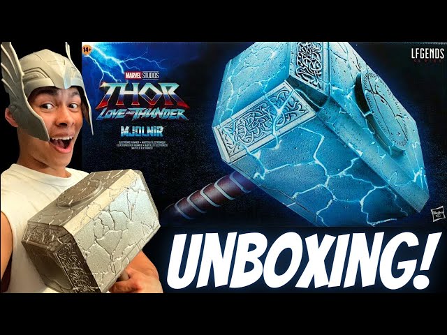 Marvel Legends Thor Love and Thunder Mjolnir - Unboxing / Review!!!😆🤘🏽⚡️
