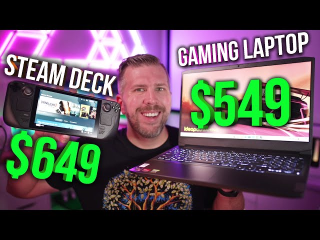 Steam Deck VS Gaming Laptop? Which Should You Buy? Unboxing, 10+ Benchmarks, Detailed Comparison!