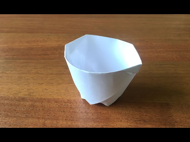 How to Make a Paper Cup - Easy Tutorials