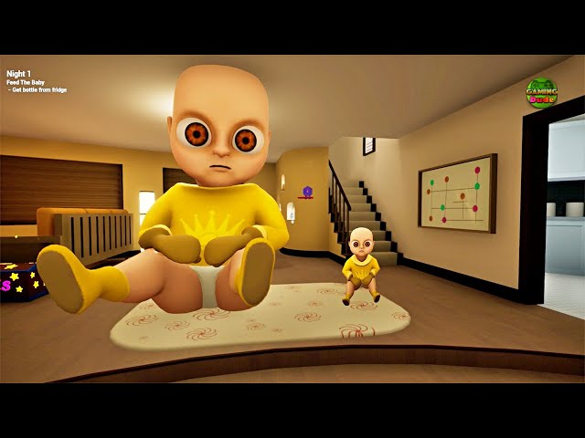 Playing Against BIG Baby | Gameplay Walkthrough The Baby In Yellow HD