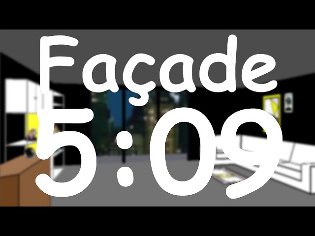 Façade: Complete the Game in 5:09.01 (Former World Record)