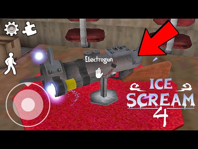 CHAPTER 4 How to Get Electrogun Ice Scream 4 Funny moments || Experiments with Rod