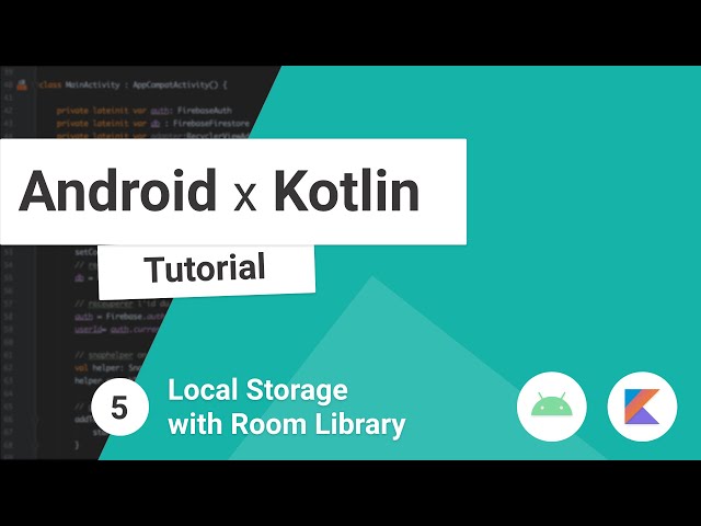 Android x Kotlin Beginner Tutorial [2021] #5 - Android Room Library for Database Management