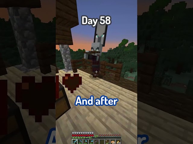 100 days - [Minecraft Hardcore] - Day 58 #minecraft #100days #devgen