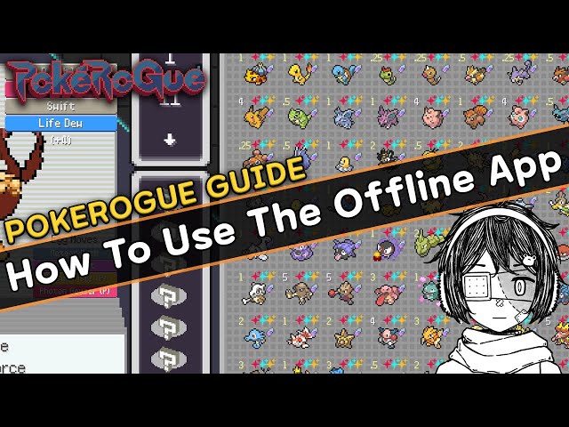 How to use the Offline app to play Pokerogue