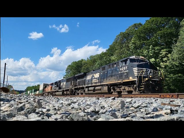 NS Intermodal/Autorack Train with Wicked P5 - Atlanta GA