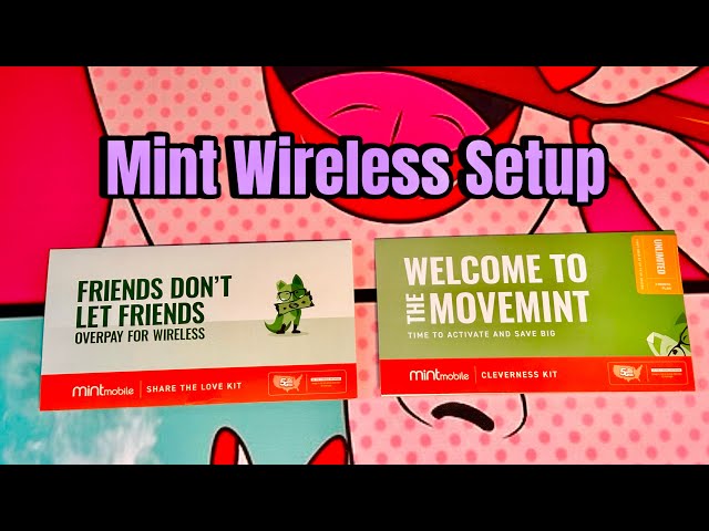 Mint Wireless Cheap Mobile Phone Plan Setup