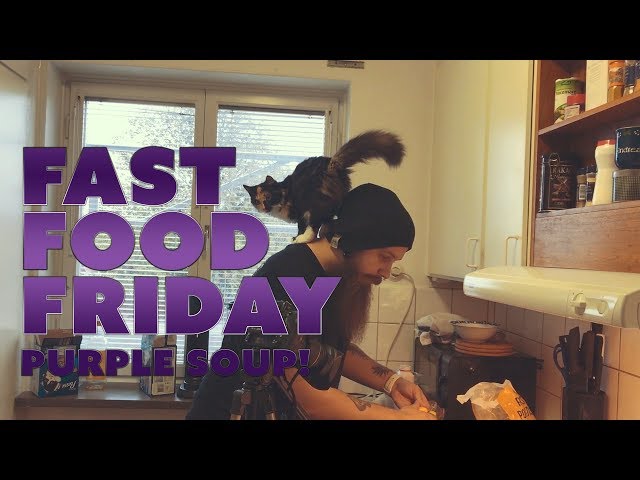 Fast Food Friday - Purple soup? :O